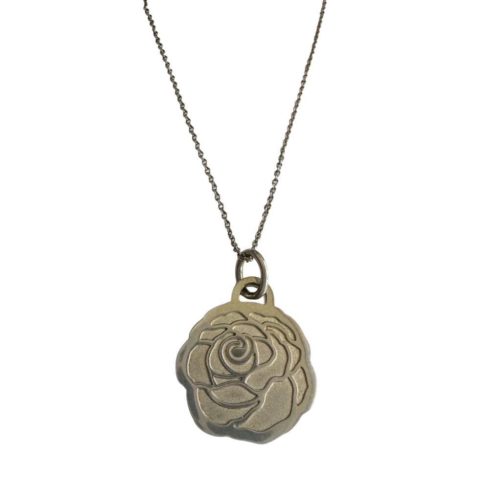 Tiffany and Co GO WOMEN 2017 Rose Necklace 16" - Picture 9 of 16